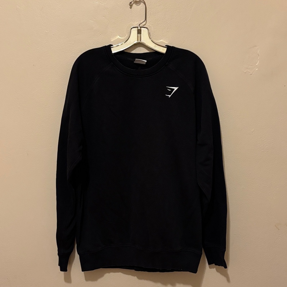 Gymshark Men's Black Crewneck Sweater